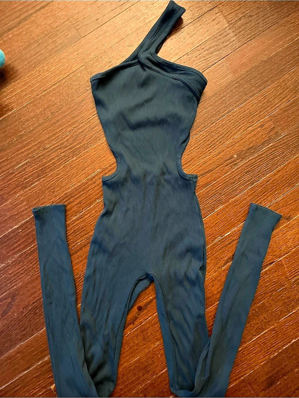 Fashion Nova Ribbed Black Jumpsuit Size Small
